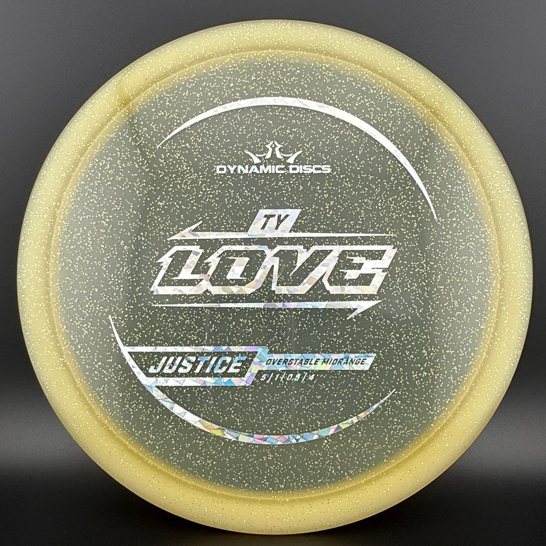 Lucid Gold Metal Flake Justice - Ty Love 2025 Team Series Dynamic Discs