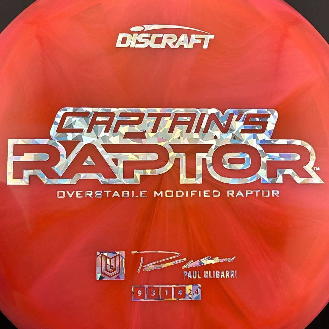 Special Z Blend Captain's Raptor - Paul Ulibarri 2025 Signature Series Discraft