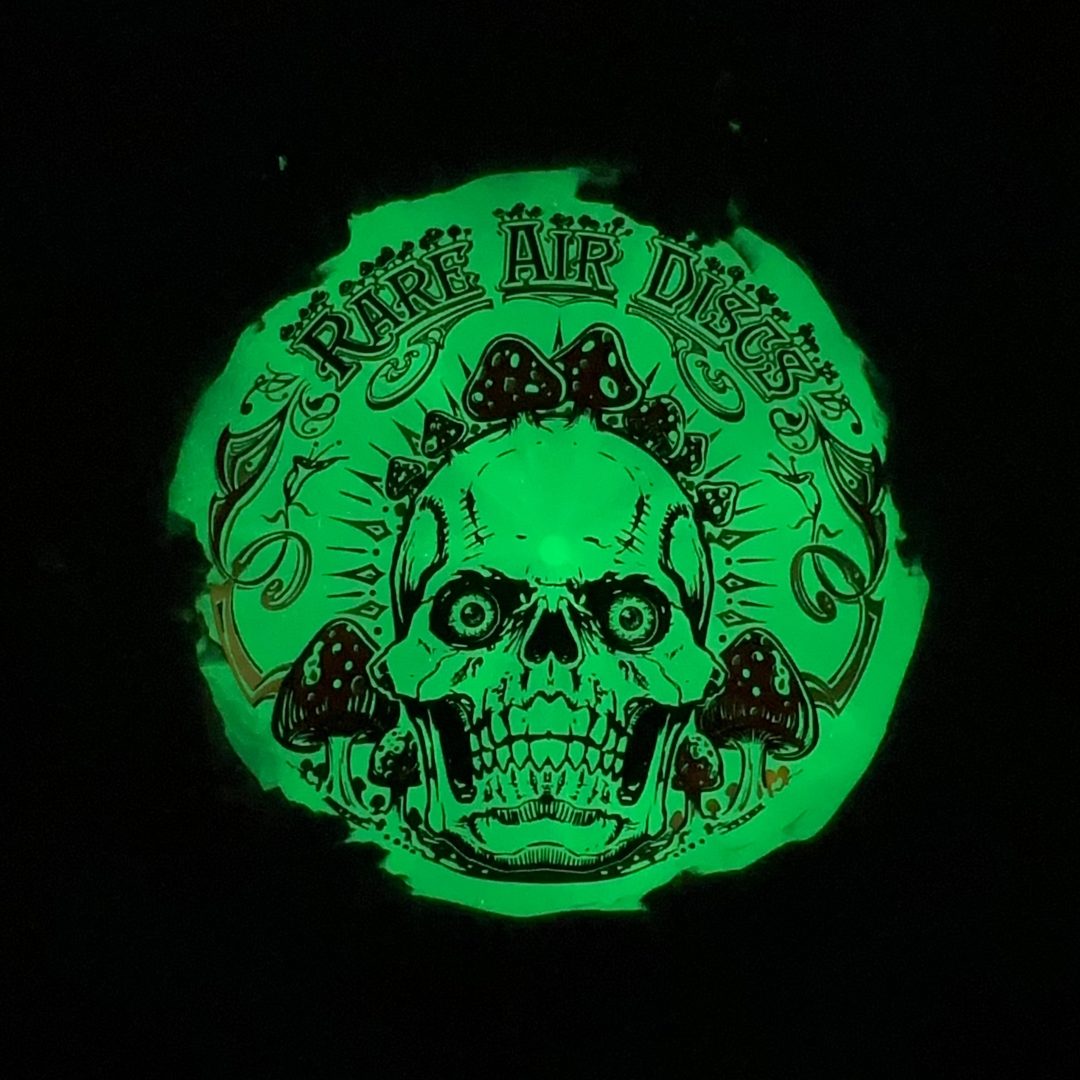 Glow Retina Chemtrail -Crushin' Amanitas by Manny Trujillo Doomsday Discs