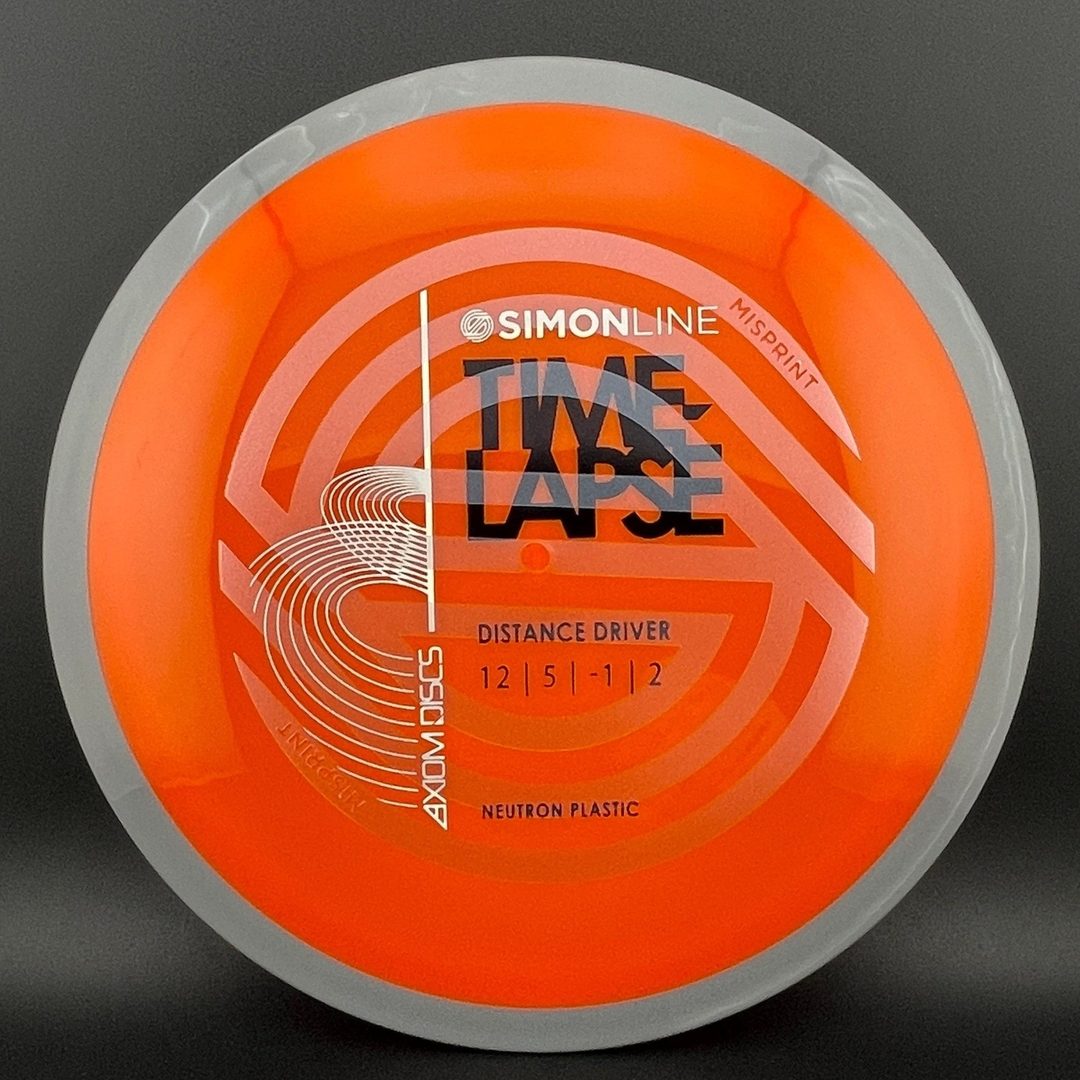 Neutron Time-Lapse Re-Tooled - Simon Line Misprint Axiom