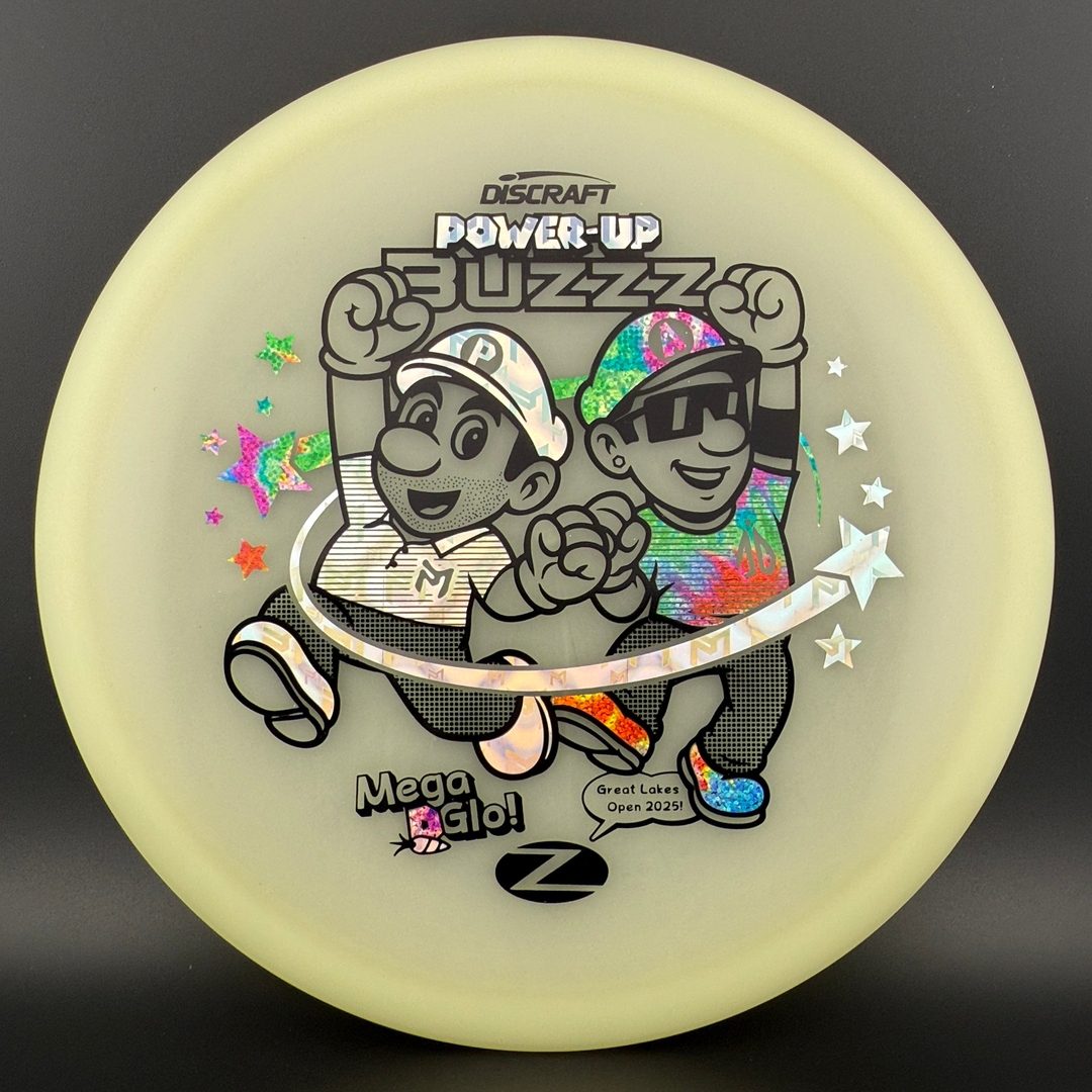 Mega Glo Buzzz - Power-Up - Paul McBeth & Anthony Barela Collab Discraft