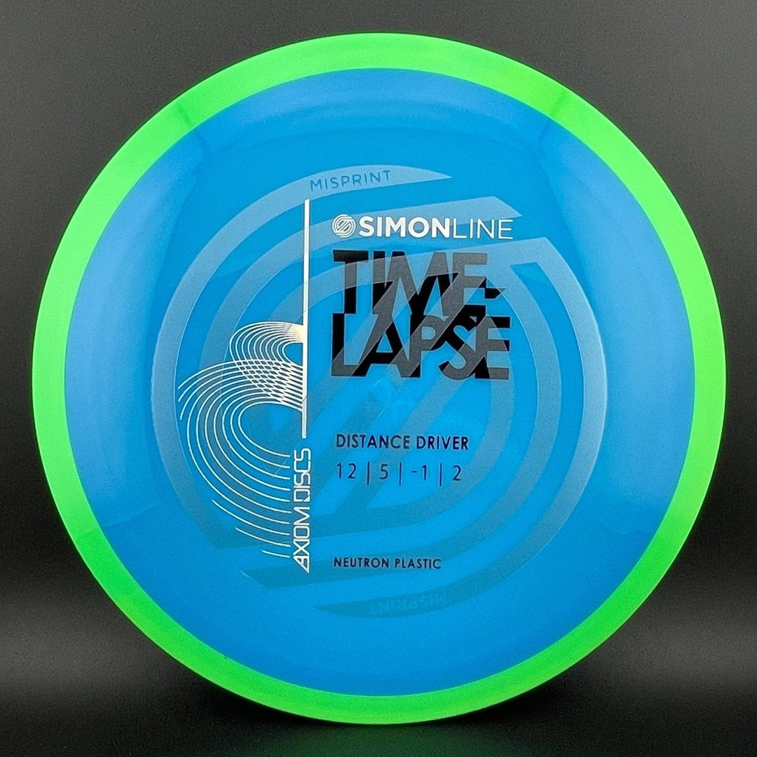 Neutron Time-Lapse Re-Tooled - Simon Line Misprint Axiom