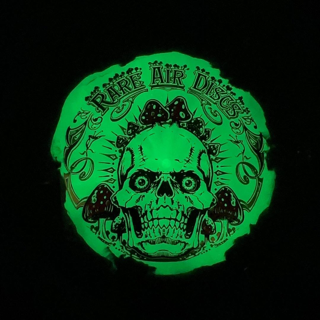 Glow Retina Chemtrail -Crushin' Amanitas by Manny Trujillo Doomsday Discs