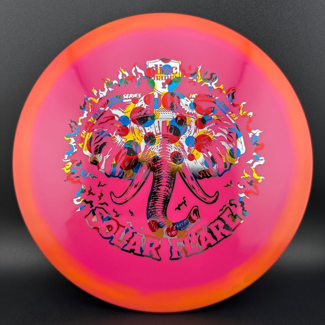 Horizon S-Line FD3 - Solar Flare - Alden Harris Signature Series Stamp by Manny Trujillo DROPPING OCTOBER 9TH @ 7 AM MST Discmania