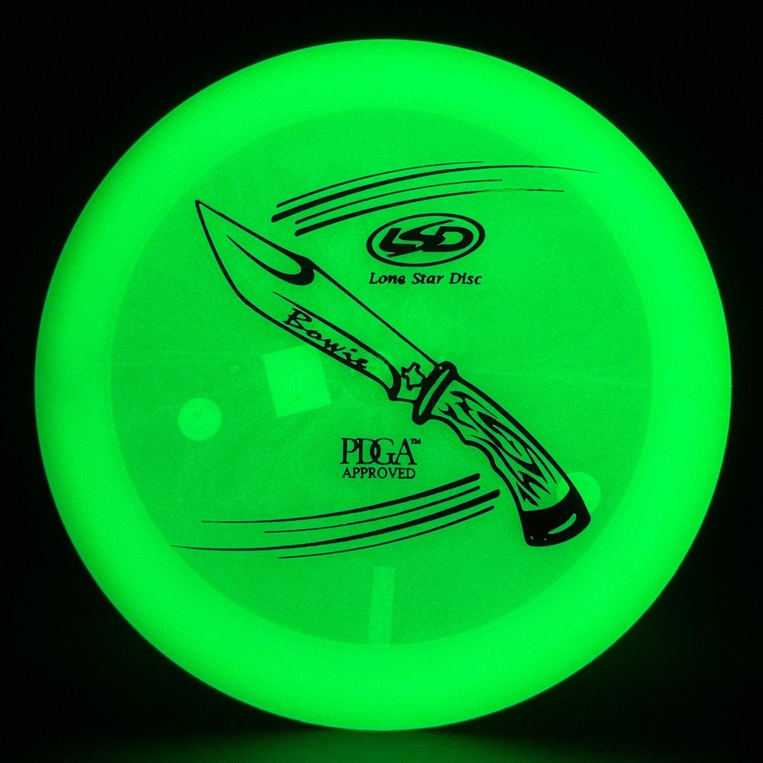 Translucent Color Bravo Glow Bowie - Early Run Embossed LSM Lone Star Discs