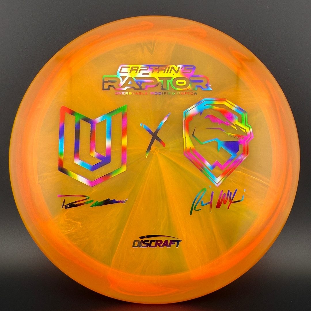 Z Swirl Captain's Raptor - Ulibarri x Wysocki Collab Edition Discraft