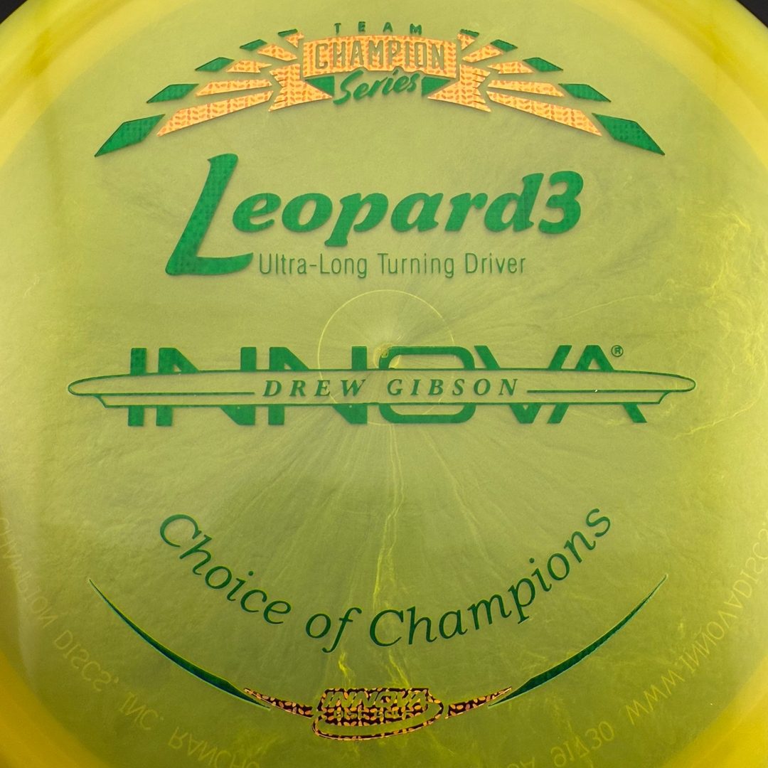 Luster Champion Leopard3 - 2019 Team Champion Jumpman *Gibson Stash* Innova