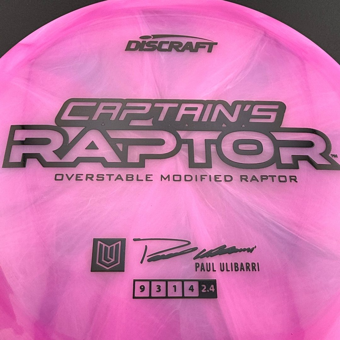 Special Z Blend Captain's Raptor - Paul Ulibarri 2025 Signature Series Discraft