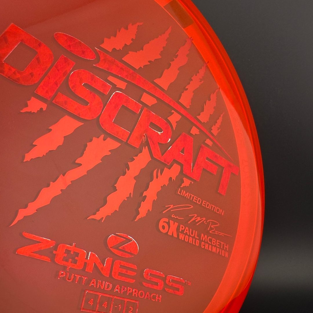 Z Zone SS - Paul McBeth 6x Claws Limited Edition Discraft