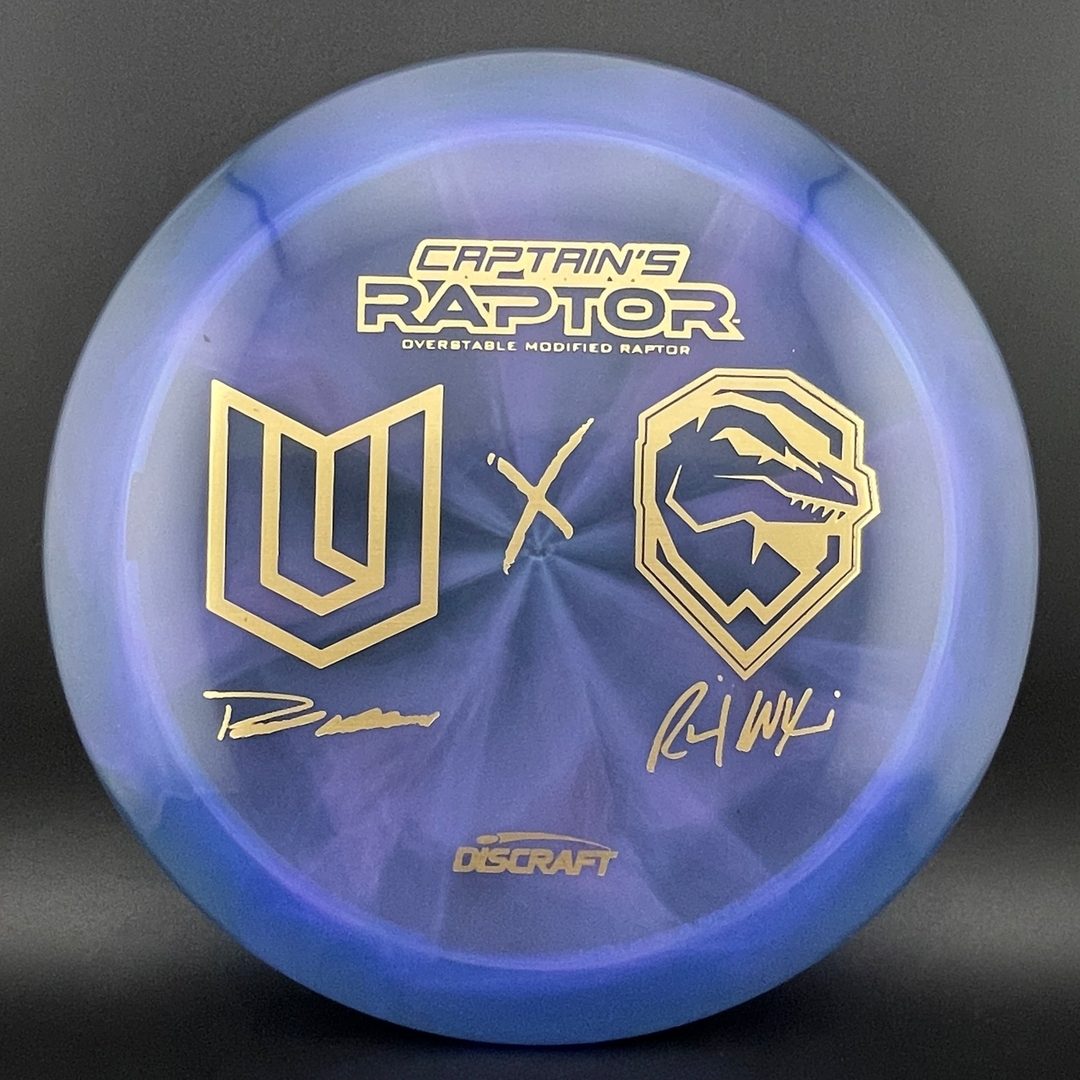 Z Swirl Captain's Raptor - Ulibarri x Wysocki Collab Edition Discraft