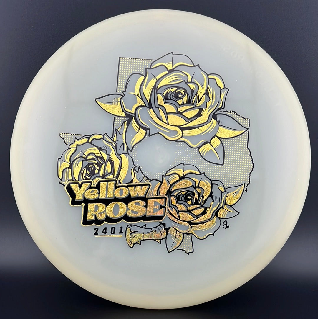 Bravo Glow Yellow Rose - First Run Lone Star Discs