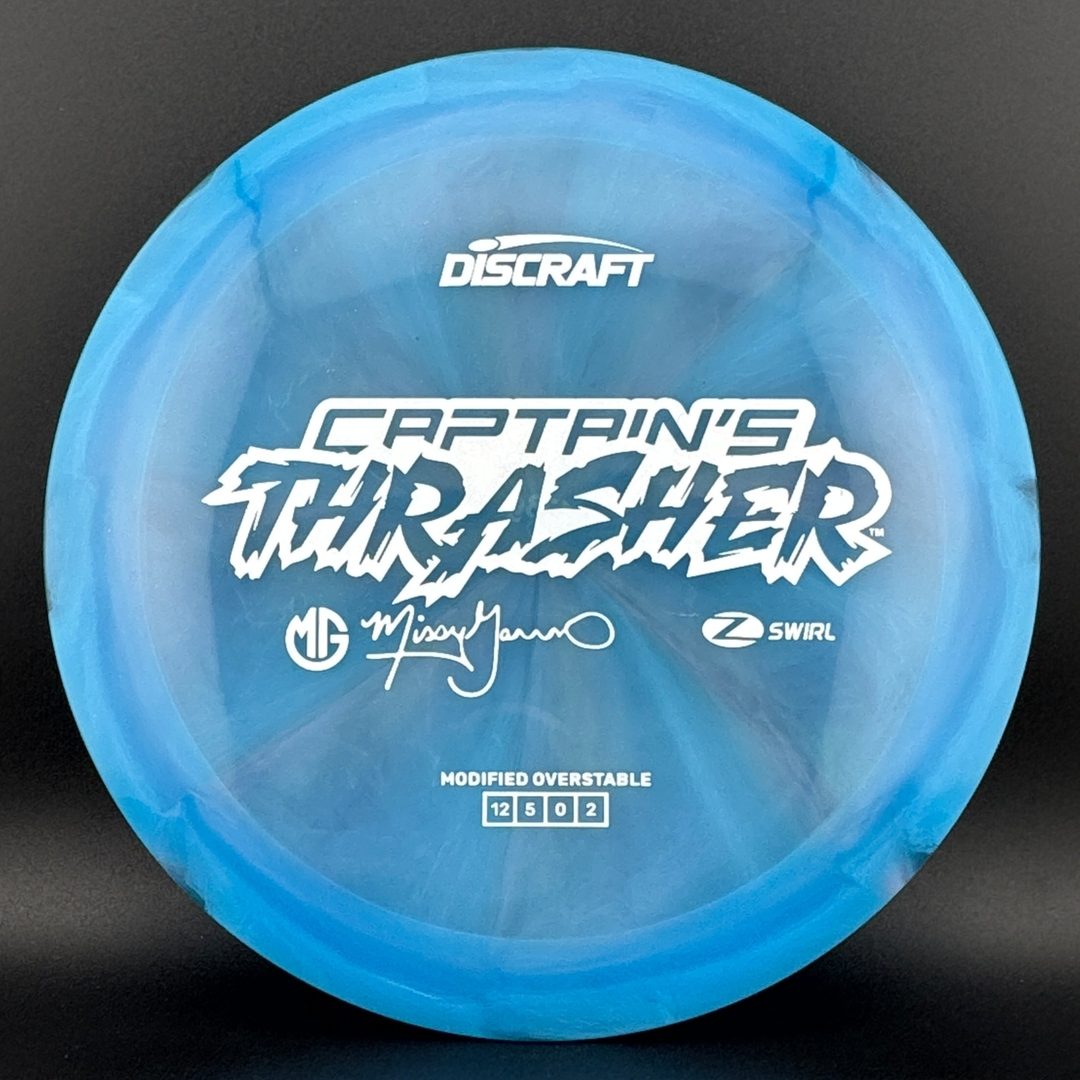 Swirly Z Captain's Thrasher - Missy Gannon 2026 Discraft