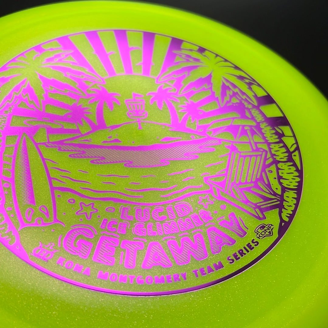 Lucid Ice Glimmer Getaway - Kona Montgomery Team Series Dynamic Discs