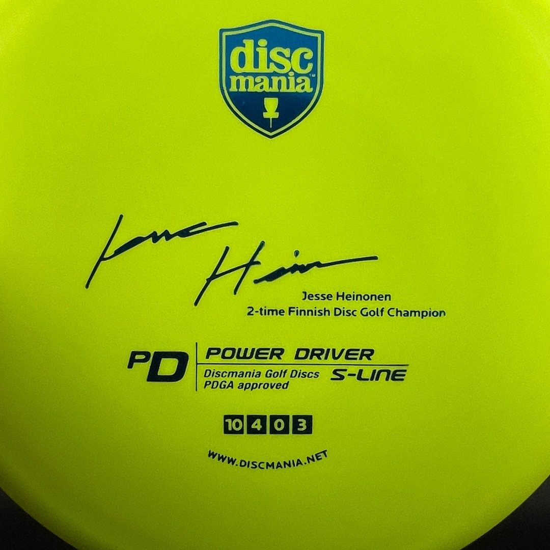 P-Line PD Penned - Heinonen 2x S-Line Stamp *Colten Stash* Discmania