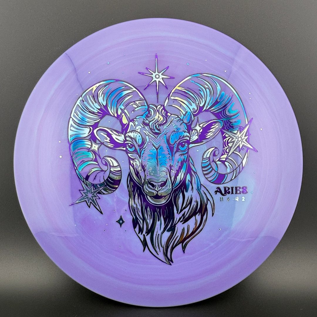 Swirly Sirius Aries (1.1) - Cosmic Ram by Tony Diaz
