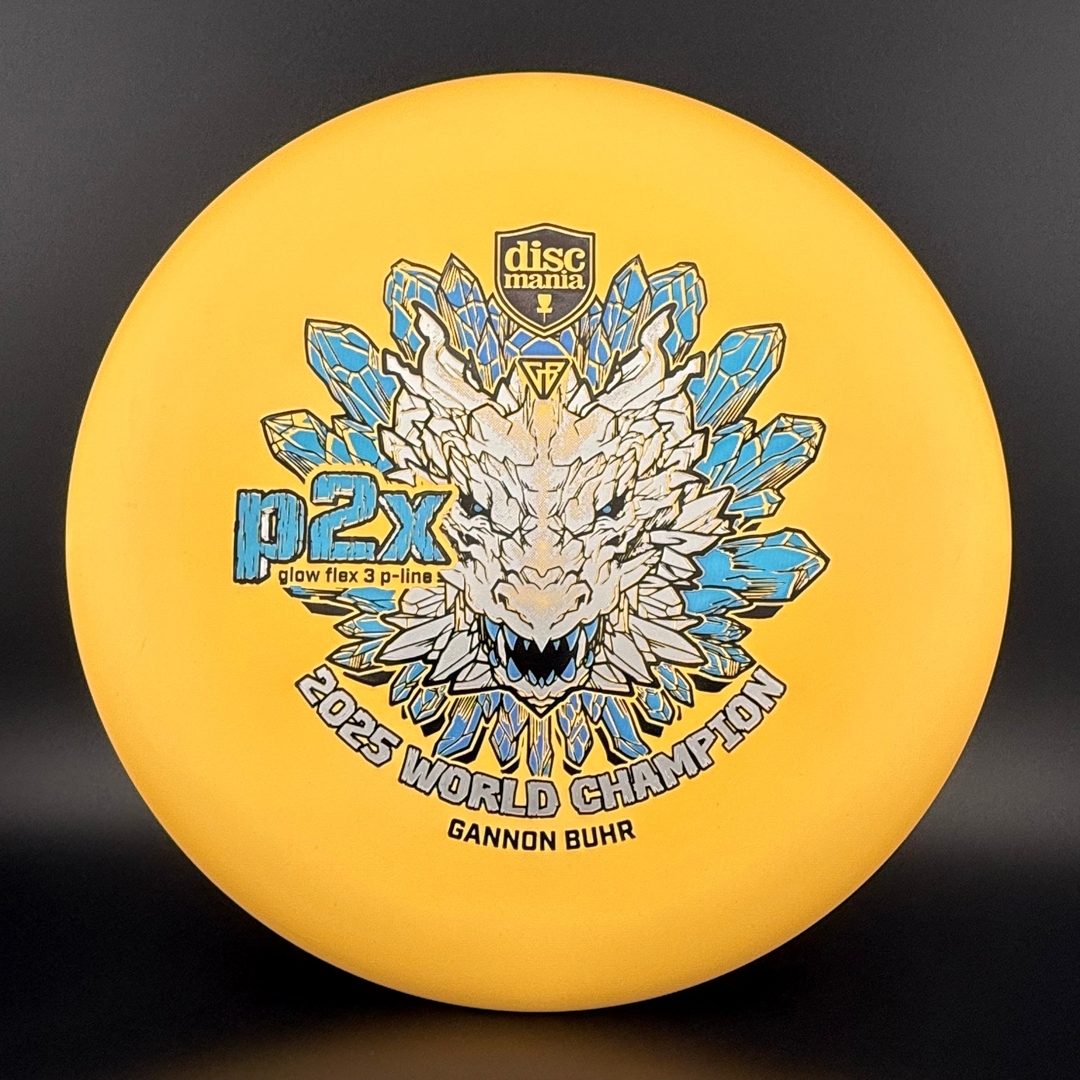 Glow P-Line P2x Flex 3 - Gannon Buhr 2025 World Champion Discmania