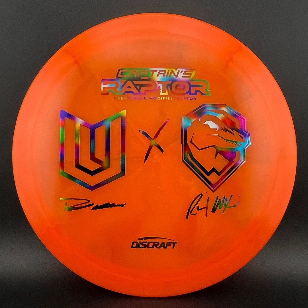 Z Swirl Captain's Raptor - Ulibarri x Wysocki Collab Edition Discraft