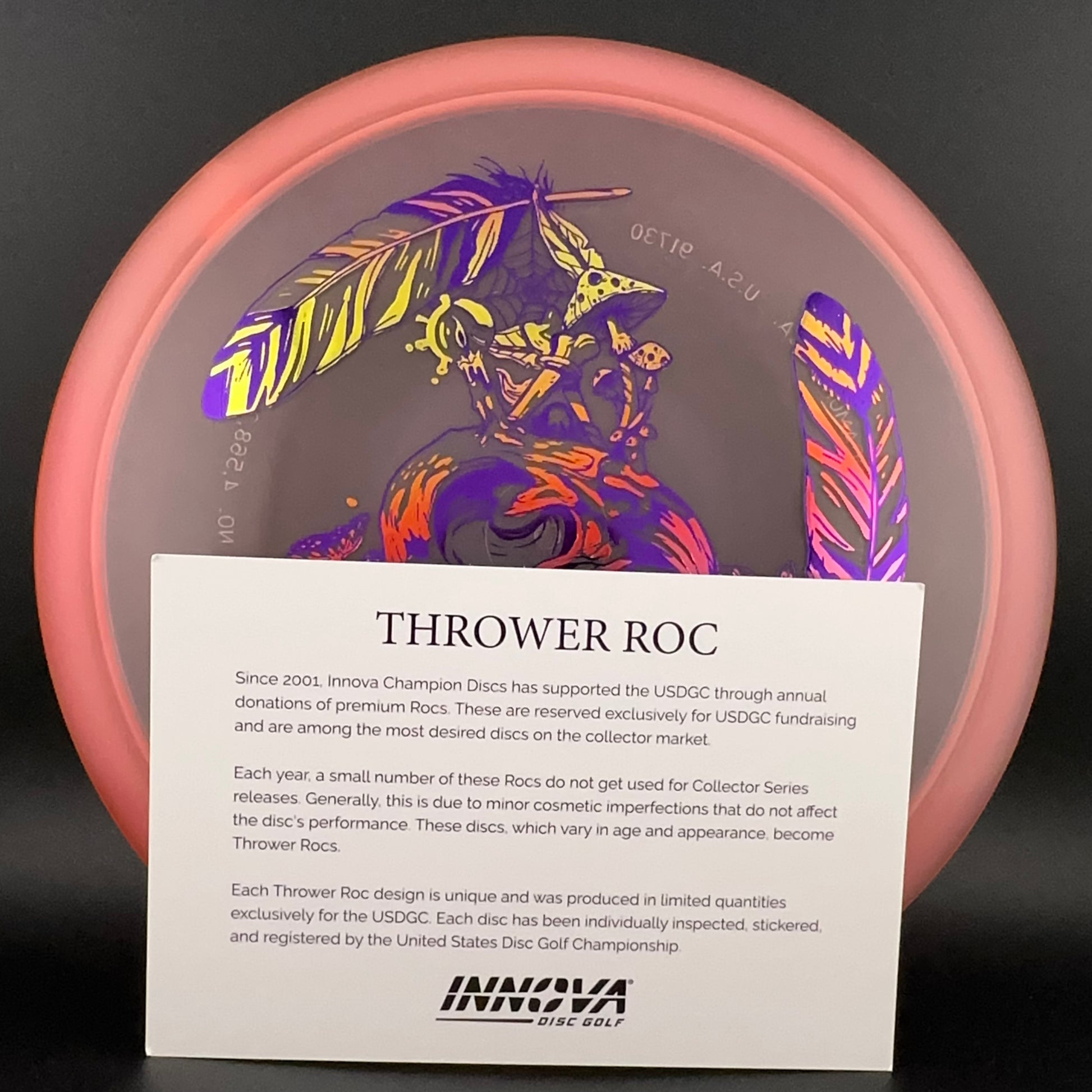 Champion Thrower Roc - "Shaman" 2025 USDGC 1/500 Innova