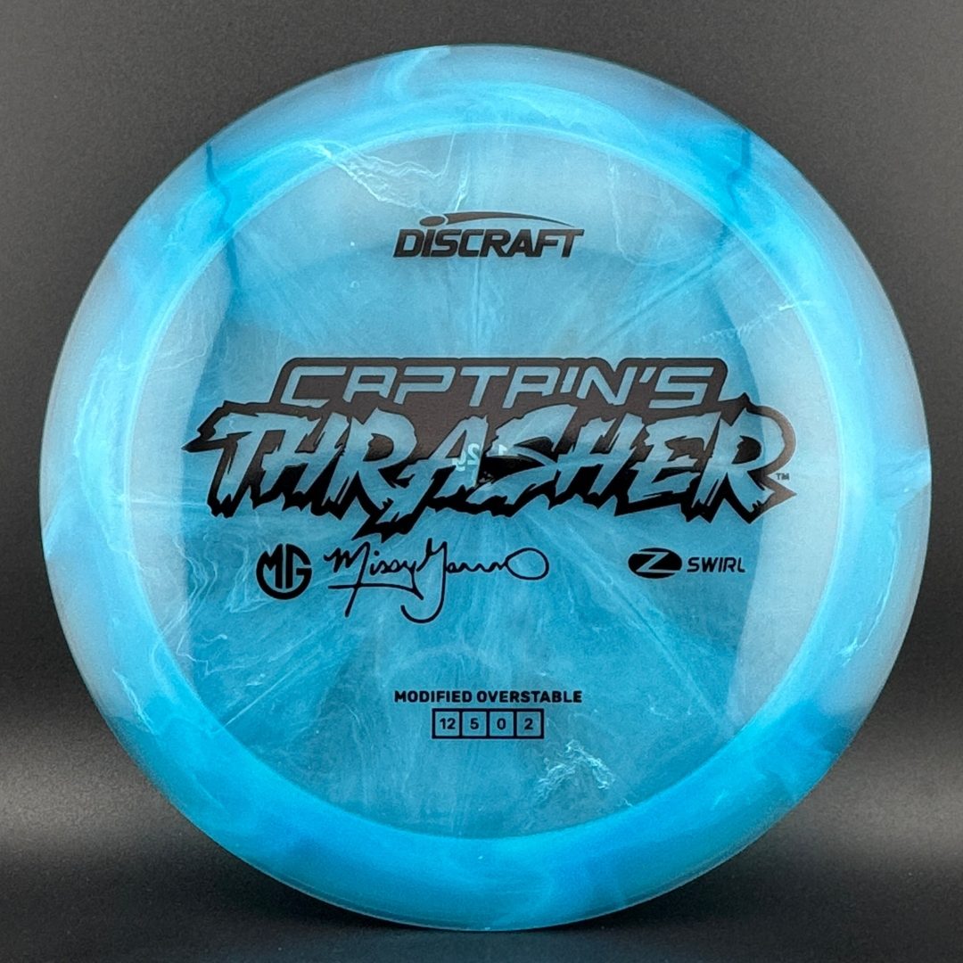 Swirly Z Captain's Thrasher - Missy Gannon 2026 Discraft
