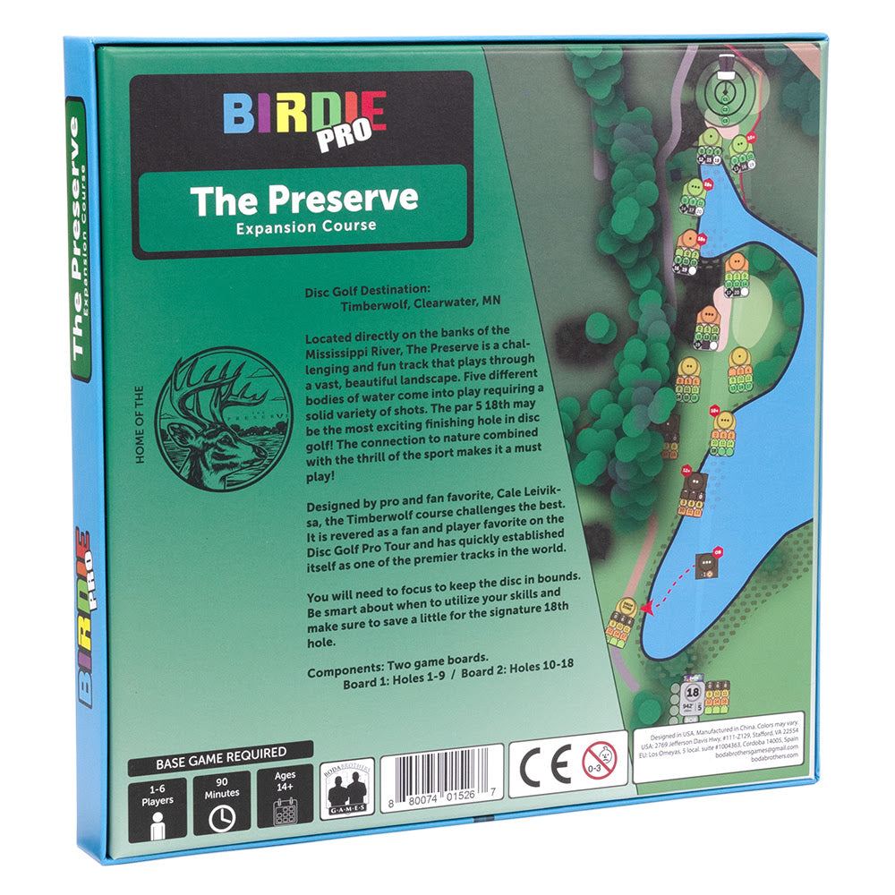 Birdie Pro Disc Golf Board Game - Preserve Expansion *PRE-ORDER* Boda Brothers