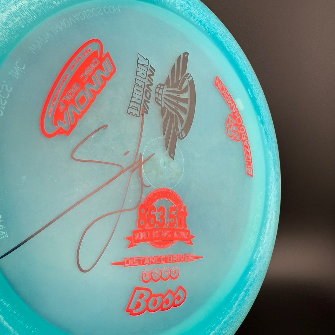 Blizzard Champion Boss Penned *Signed* - Simon Lizotte - Air Force Innova