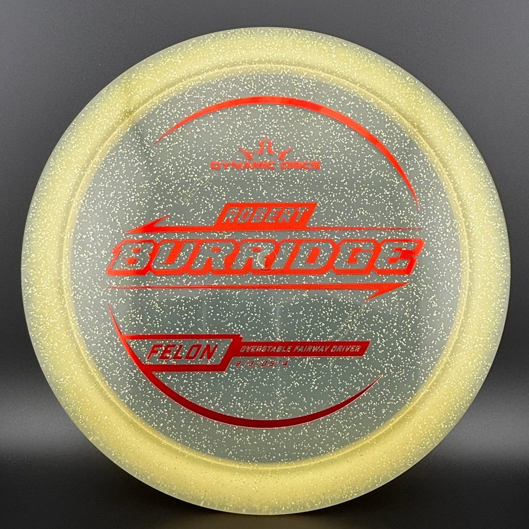 Lucid Gold Metal Flake Felon - Robert Burridge 2025 Team Series Dynamic Discs