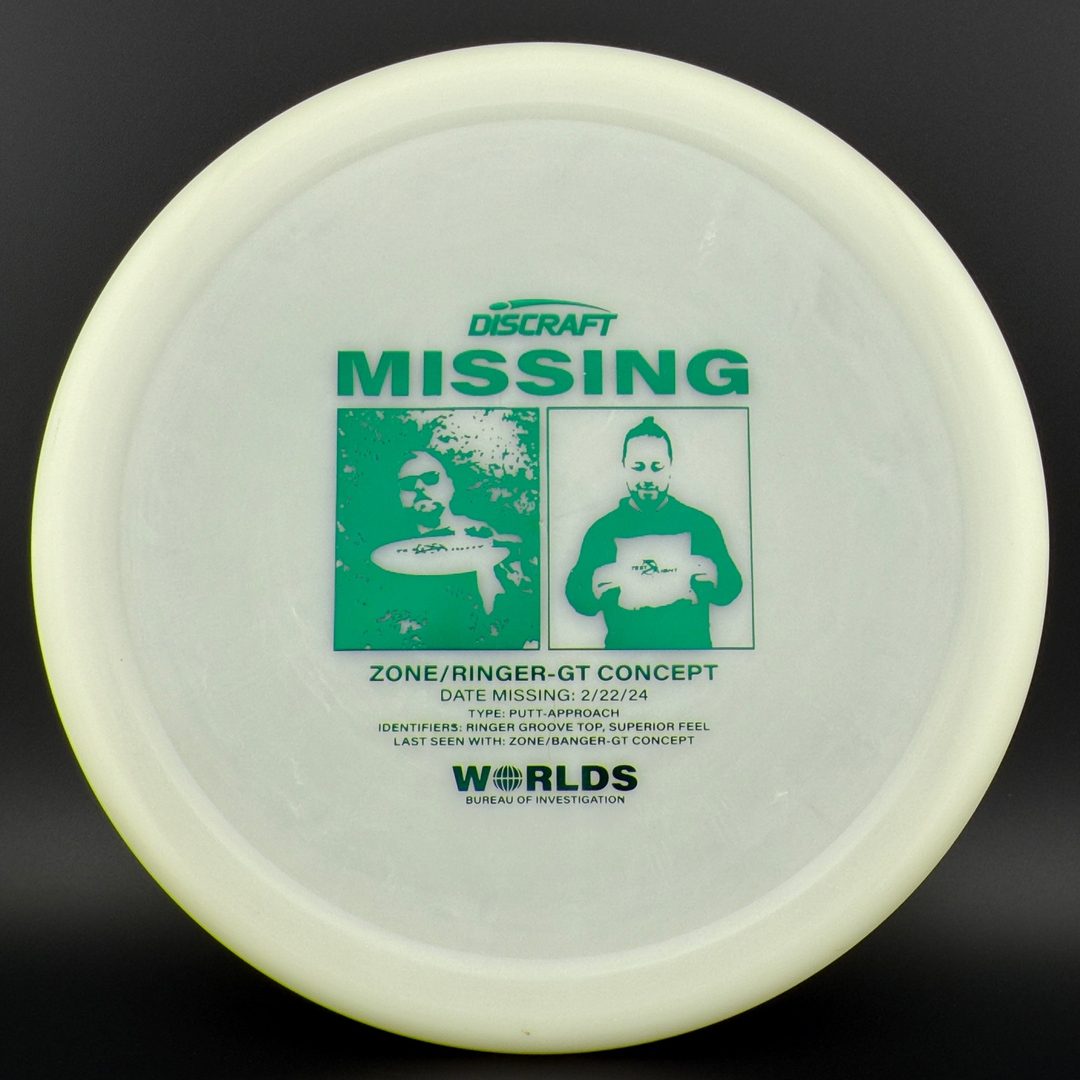 Glo ESP Zone GT Ringer Top - Missing - Worlds 2024 Discraft