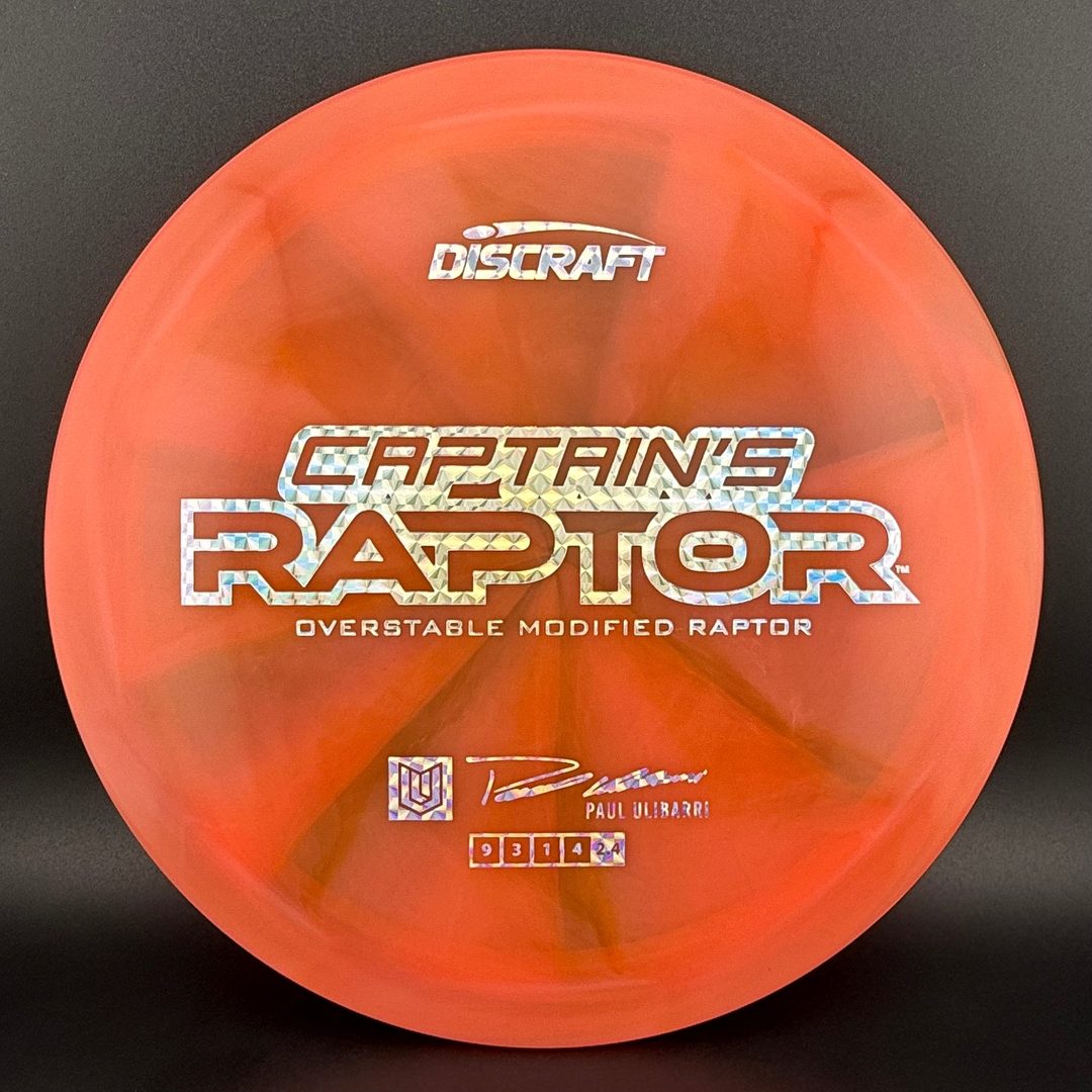 Special Z Blend Captain's Raptor - Paul Ulibarri 2025 Signature Series Discraft