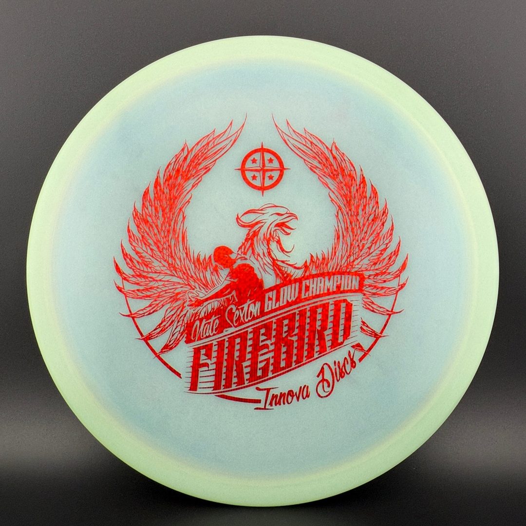 2016 Glow Champion Firebird Penned - Red Pixel - Nate Sexton Tour Series Innova
