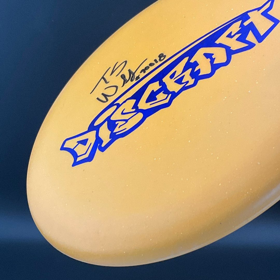 Speckled Pro D Challenger *Signed* - Graffiti Barstamp Discraft