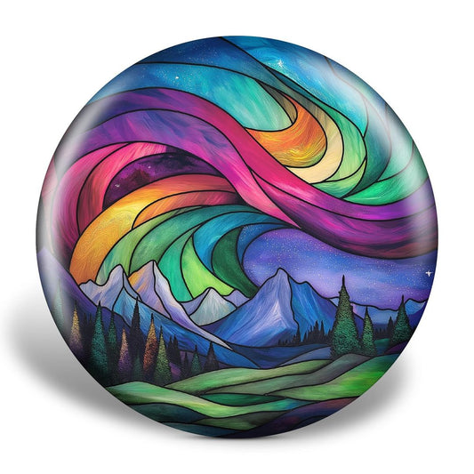 Aurora Stained Glass Disc Golf Disc DiscGolfSwag