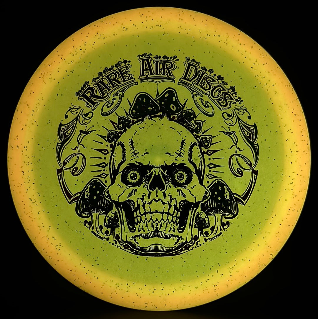 Metal Flake C-Blend Glow Dynasty - Crushin' Amanitas stamp by Manny Trujillo DROPPING MAY 10th Infinite Discs