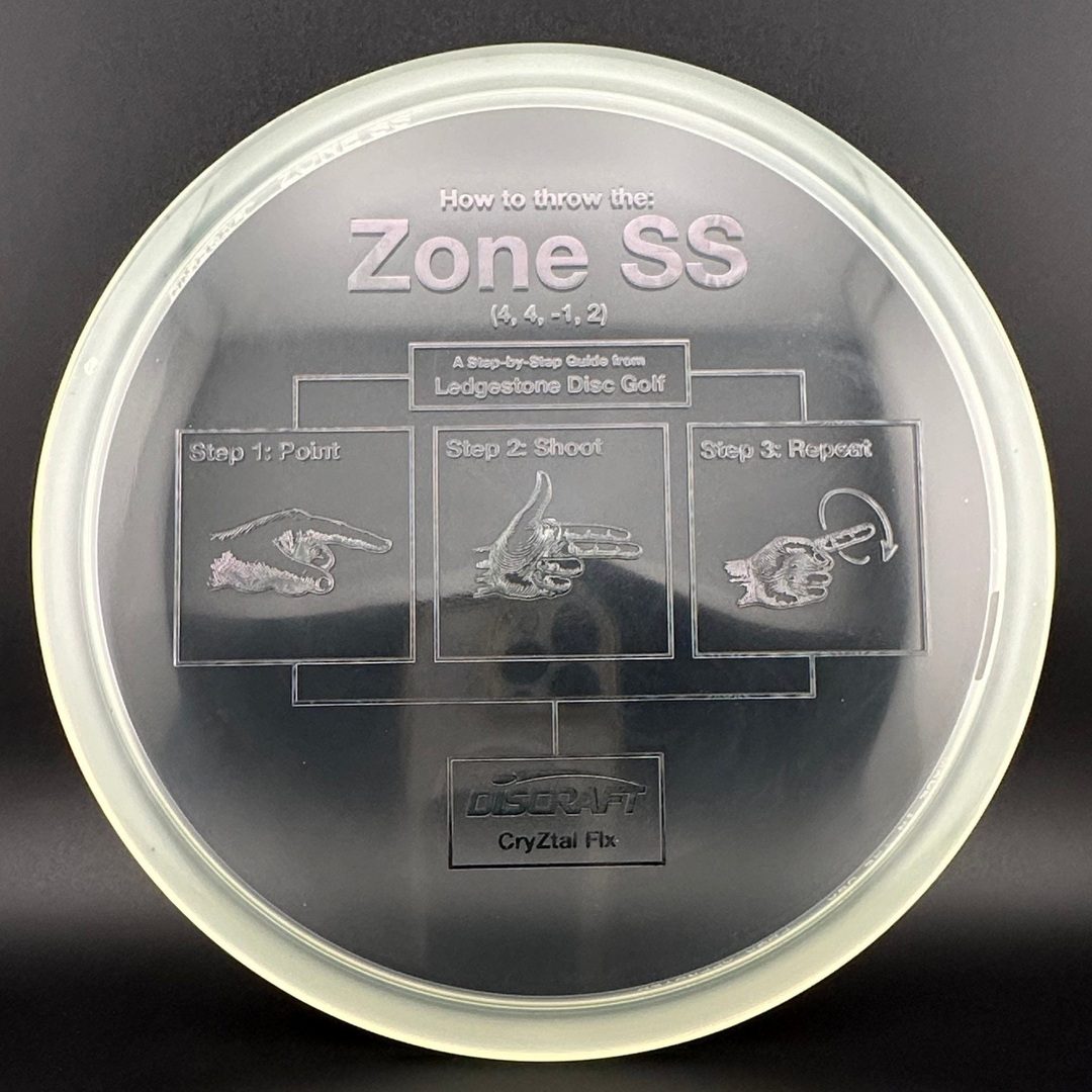 Cryztal Flx Zone SS - Step-By-Step - Ledgestone 2025 Discraft