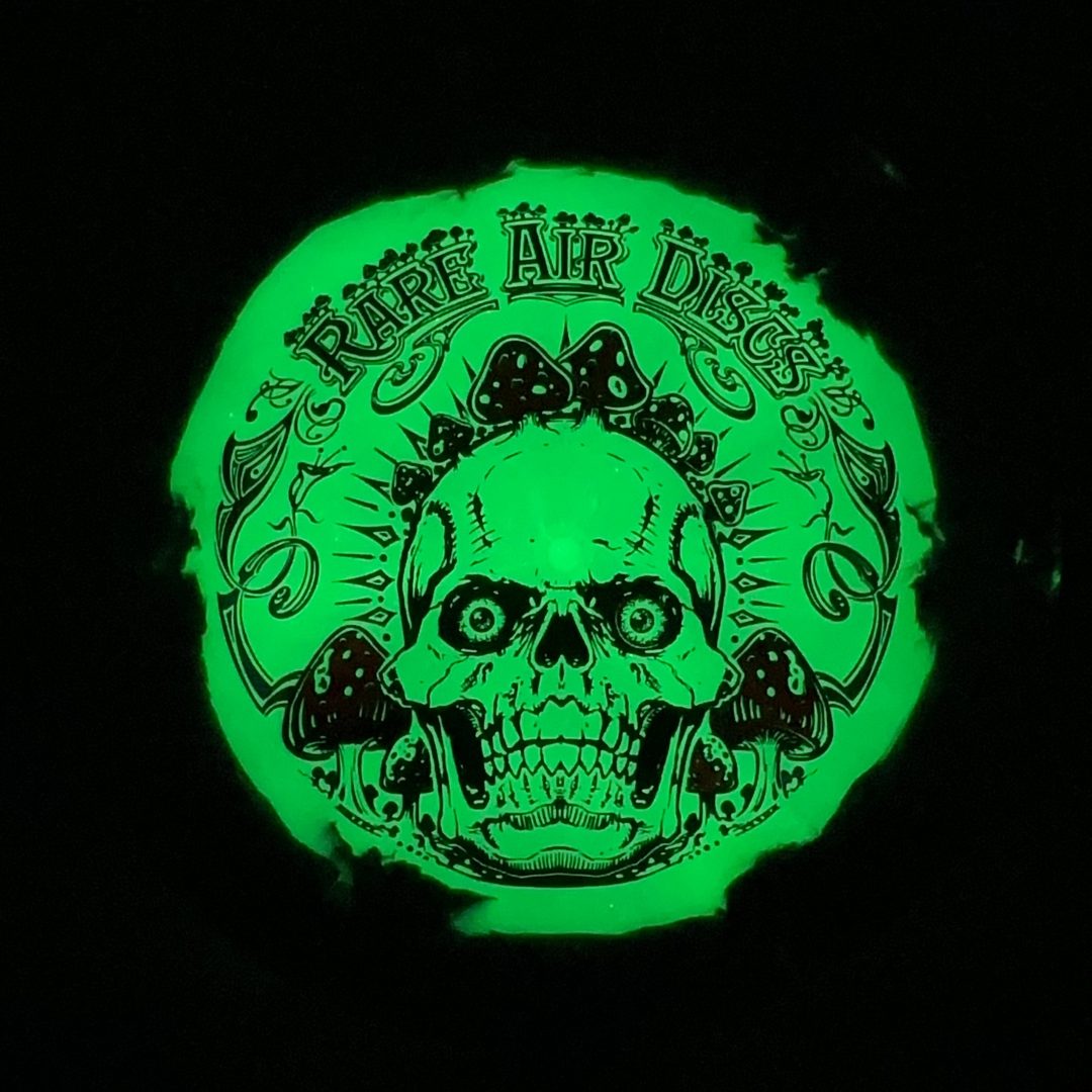 Glow Retina Chemtrail -Crushin' Amanitas by Manny Trujillo Doomsday Discs