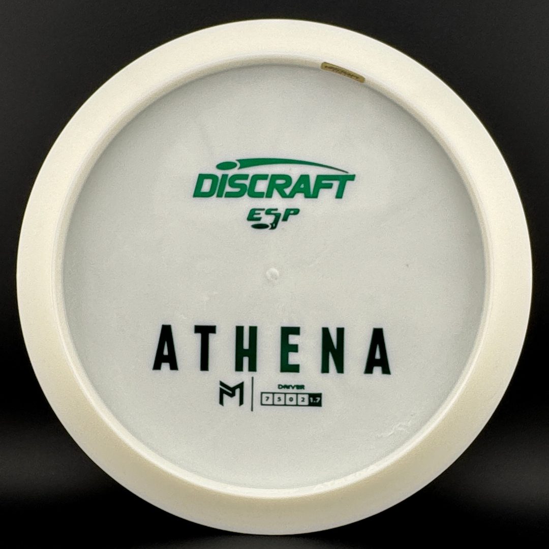 White ESP Athena - Bottom Stamp - Dyer’s Delight Discraft