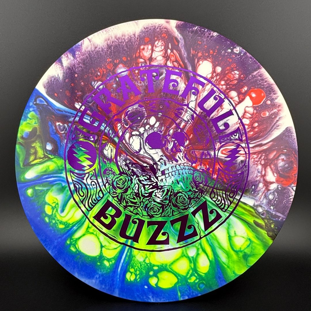 White ESP Buzzz - Grateful Buzzz - Doodle Discs Dyed Discraft