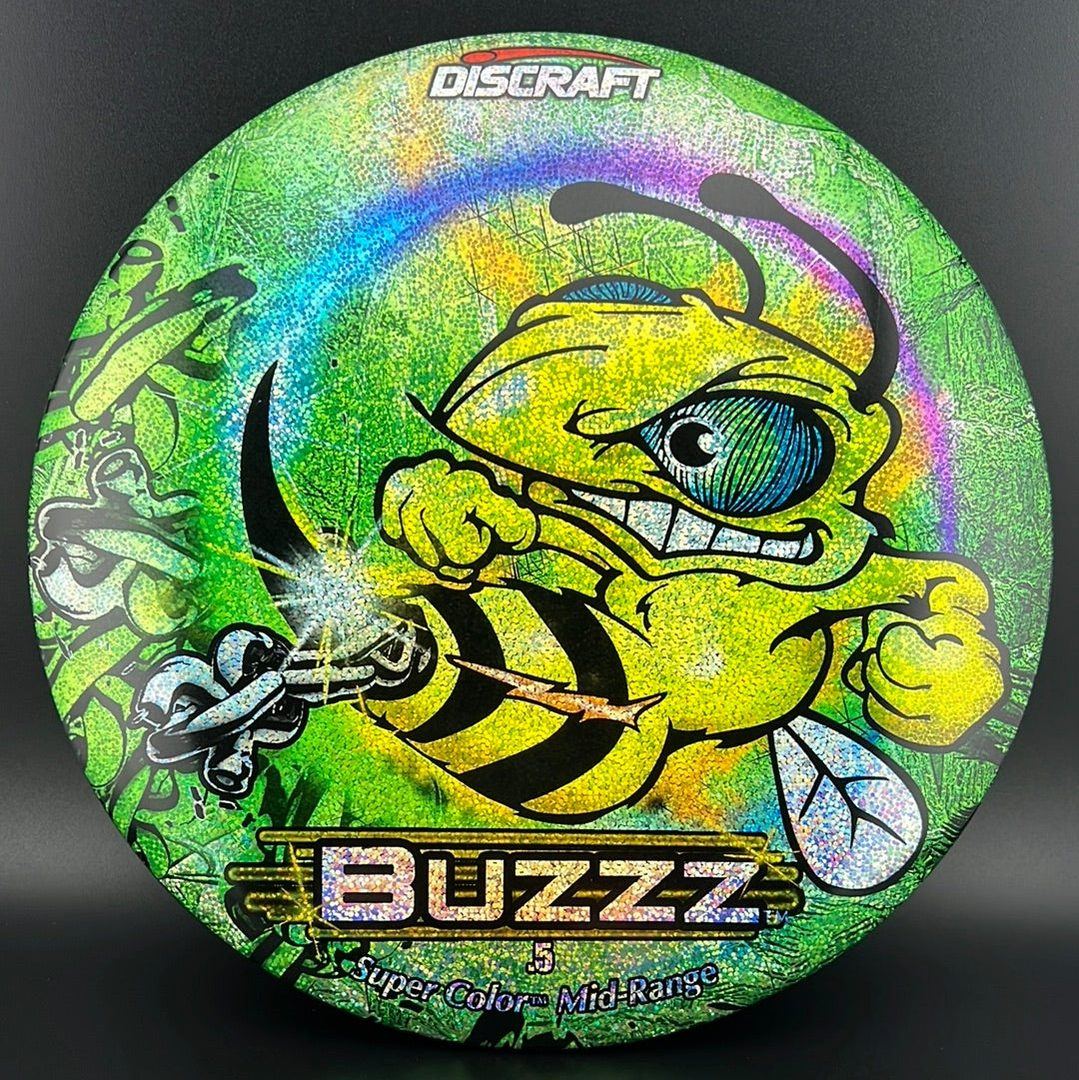 ESP SuperColor Full Foil Buzzz - Holo Green Chains Bee Discraft
