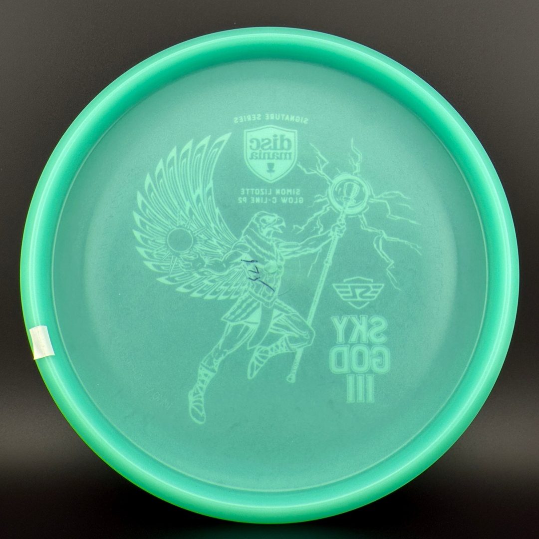 Color Glow C-Line P2 - Sky God III - Turquoise SG3 Simon Sig Series Discmania