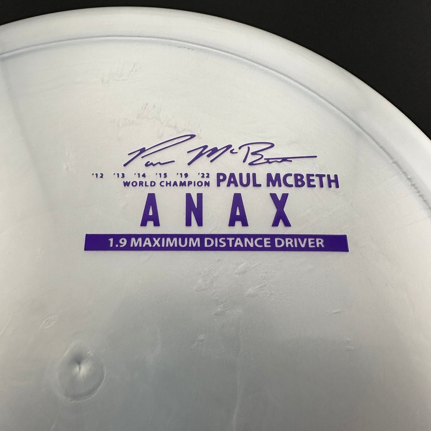 Titanium Anax - First Run - Paul McBeth Limited Edition Discraft