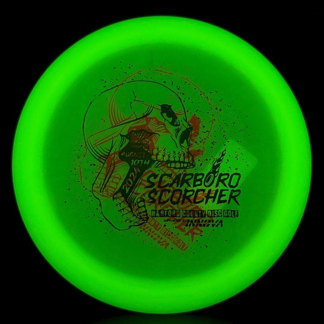 Glow Champion Destroyer - Scarboro Scorcher Double Stamp F2 Innova