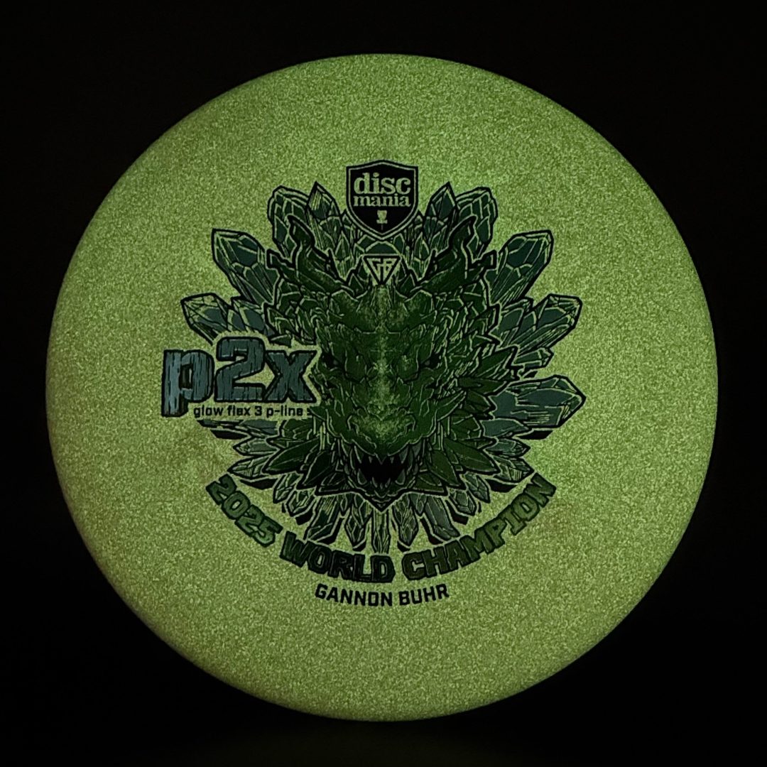Glow P-Line P2x Flex 3 - Gannon Buhr 2025 World Champion Discmania