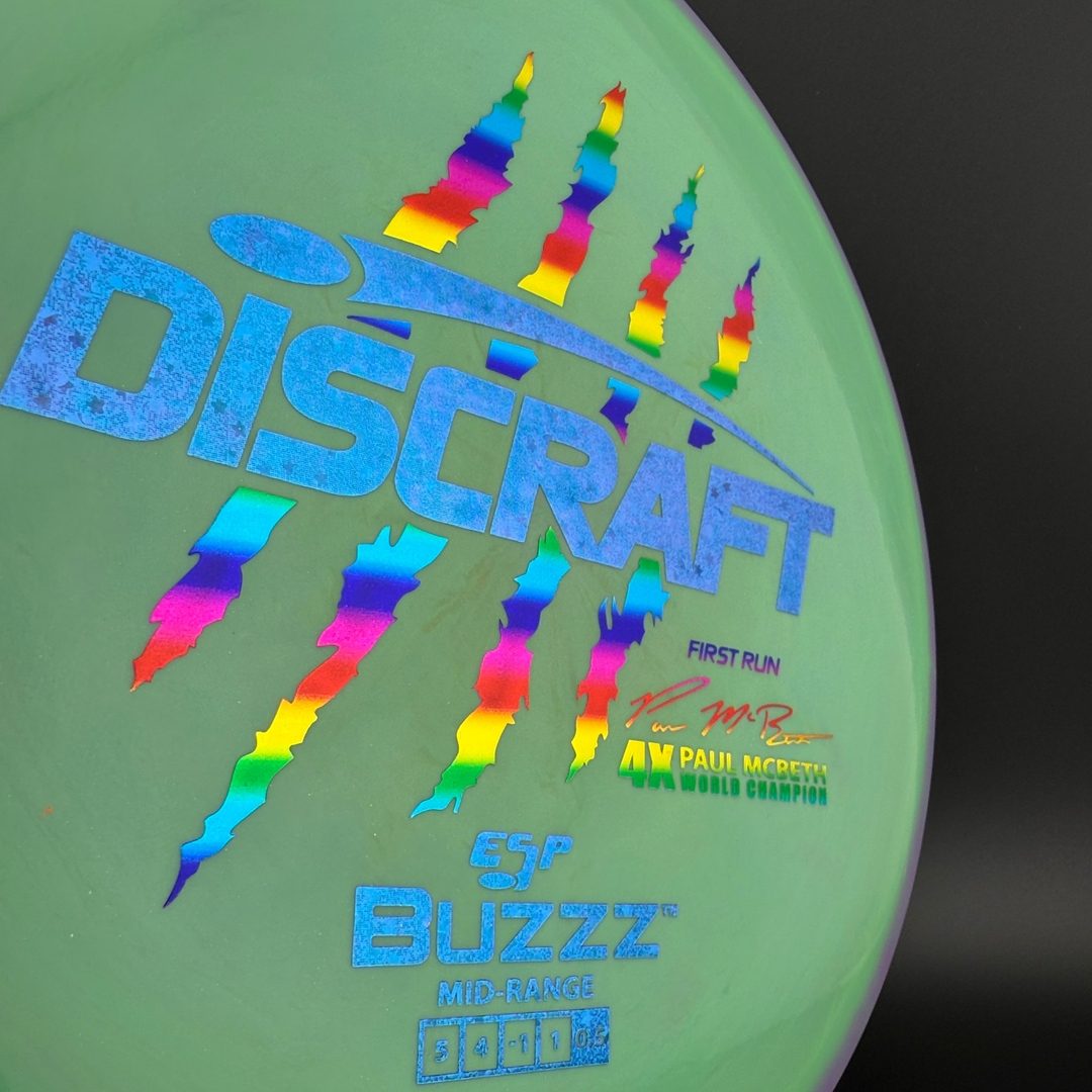 Swirly ESP Buzzz First Run - Paul McBeth 4x Claws - HULK Discraft