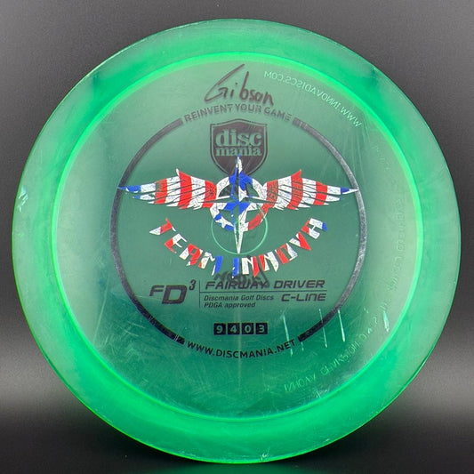 C-Line FD3 - Innova Made - Team Innova *Gibson Stash Used* Discmania