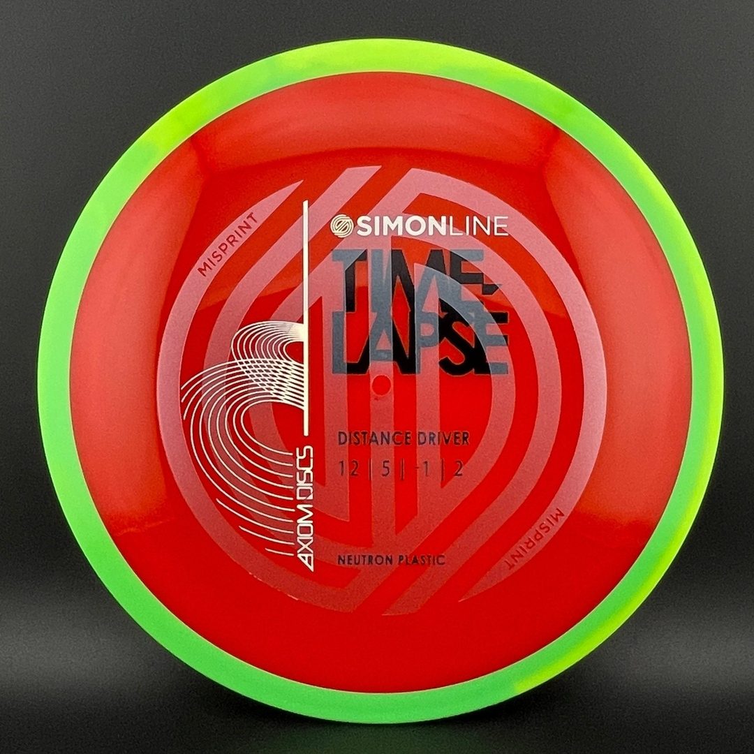 Neutron Time-Lapse Re-Tooled - Simon Line Misprint Axiom