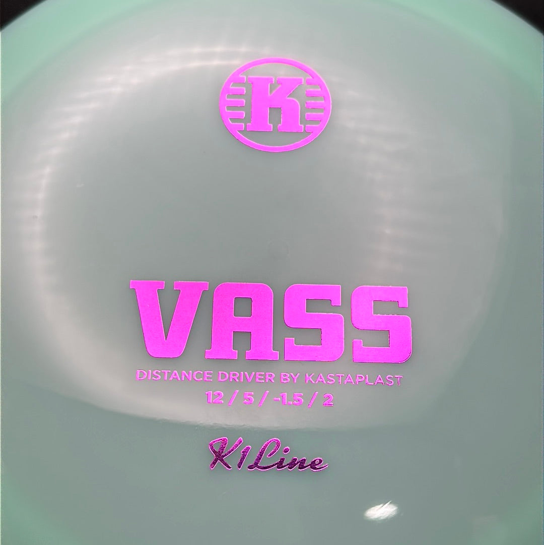 K1 Vass - First Run Mint Dropping September 5th @ ??? Kastaplast