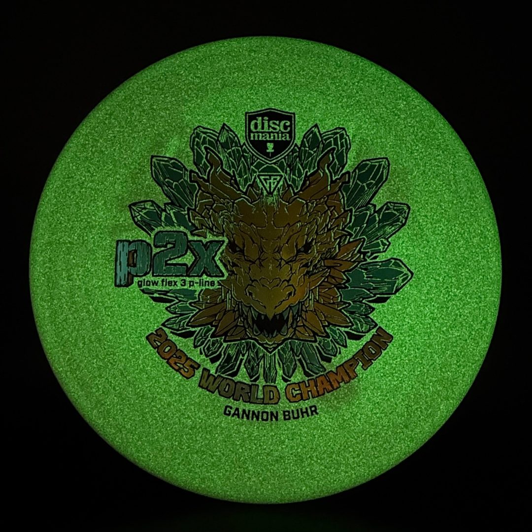 Glow P-Line P2x Flex 3 - Gannon Buhr 2025 World Champion Discmania