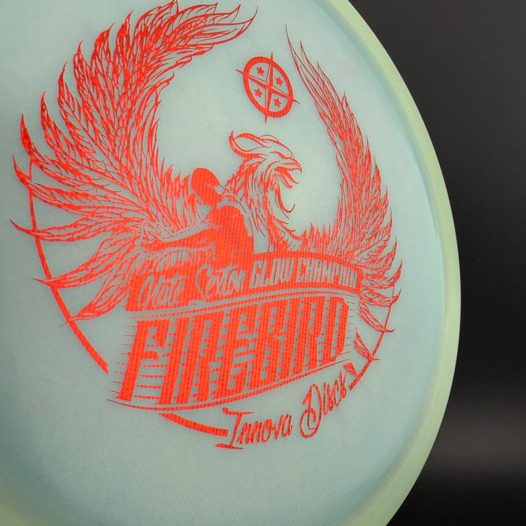 2016 Glow Champion Firebird Penned - Red Pixel - Nate Sexton Tour Series Innova