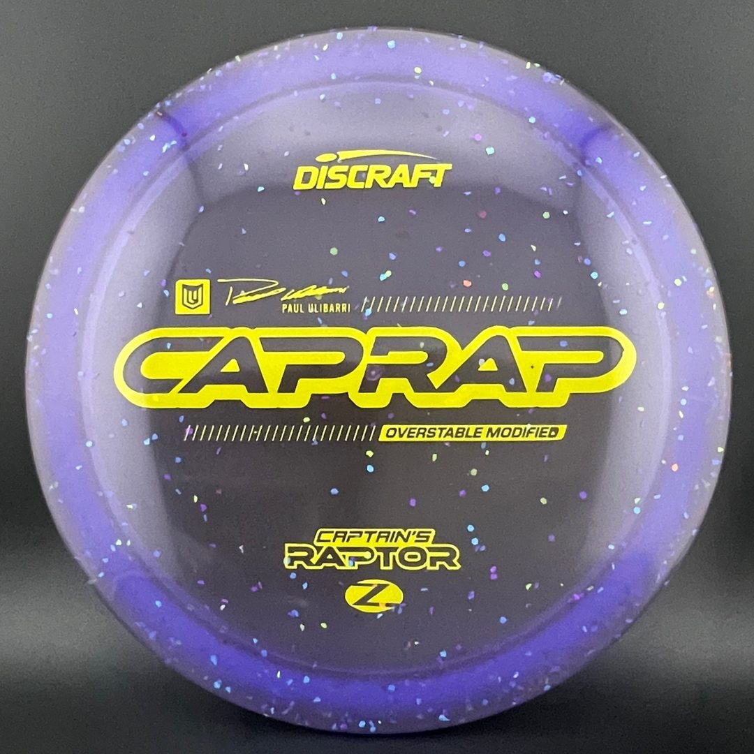 Confetti Z Captain's Raptor - Paul Ulibarri 2026 Discraft