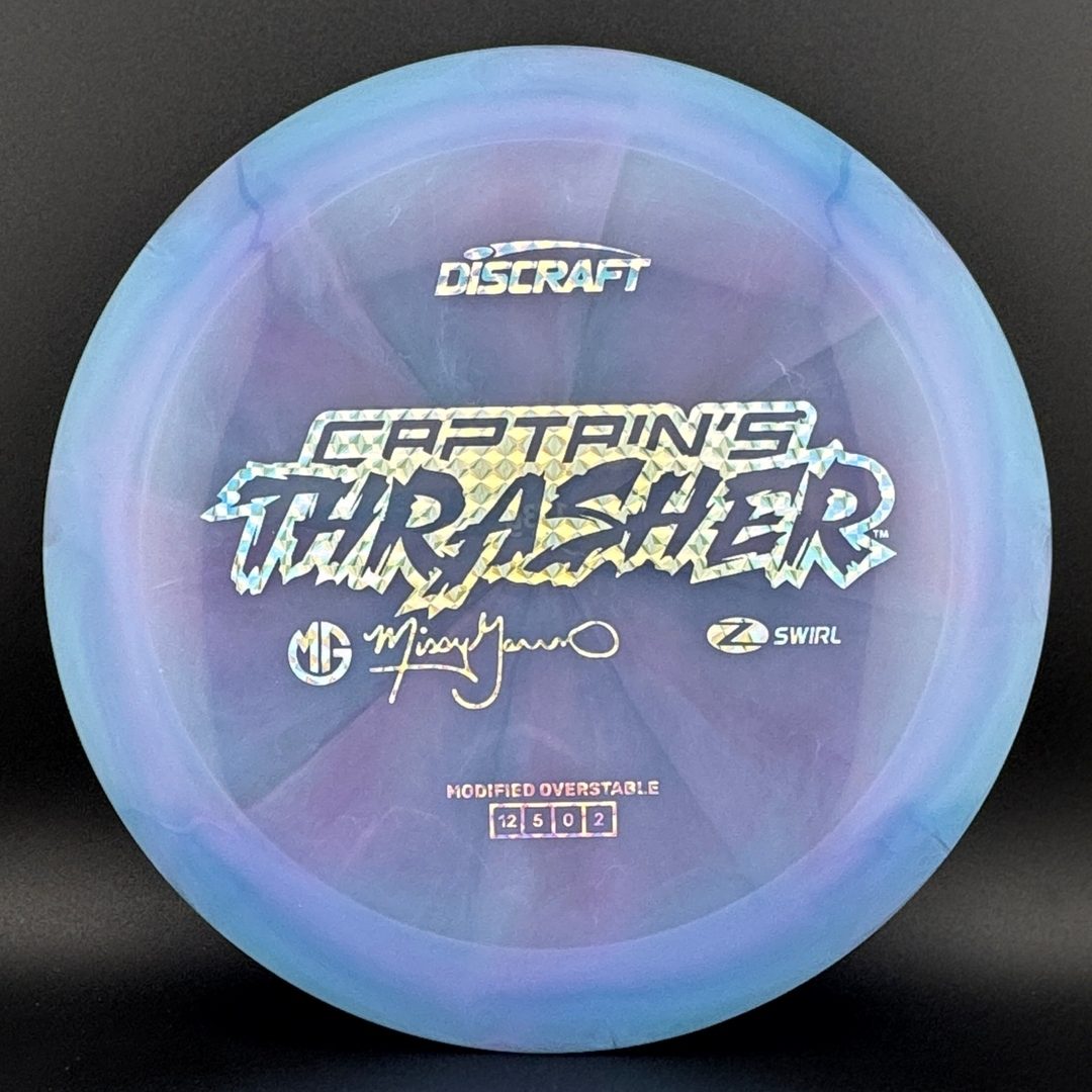 Swirly Z Captain's Thrasher - Missy Gannon 2026 Discraft