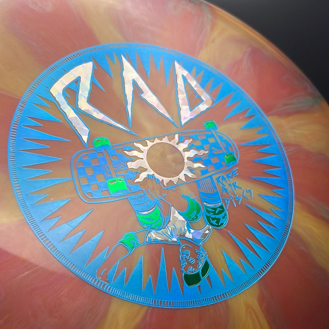 Swirly Sublime Mustang - Custom "RAD Shredder" Triple Foil MINT Discs